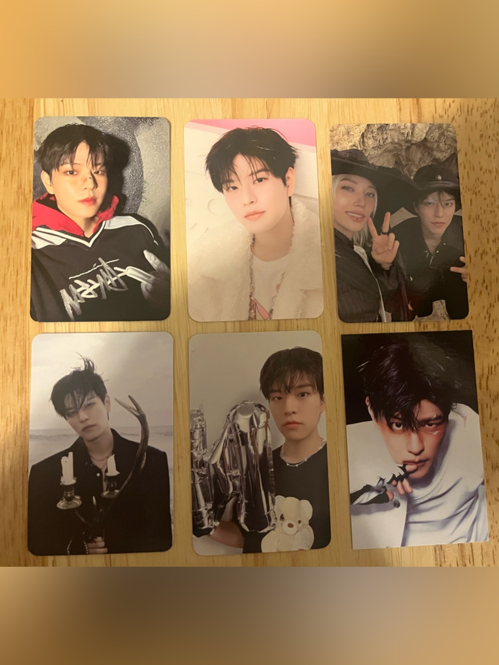 Set of six OFFICIAL Seungmin of Stray Kids photocards (set # 4 ) Kim Seungmin